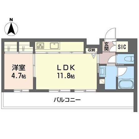Terrace米ケ袋の物件間取画像
